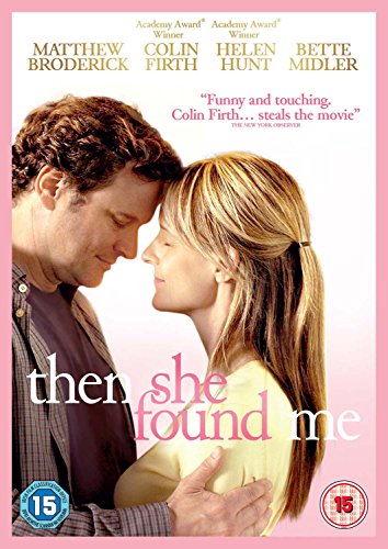 Then She Found Me" DVD cover featuring Matthew Broderick and Helen Hunt.