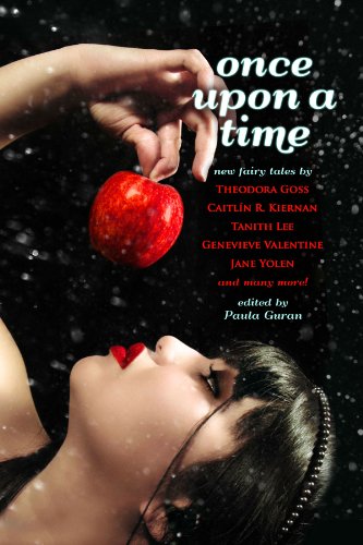 Book cover: woman looking up at a red apple held above her.