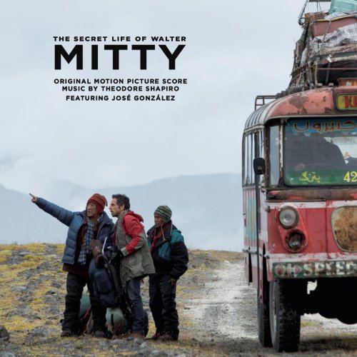 CD cover for "The Secret Life of Walter Mitty" soundtrack, with film imagery.