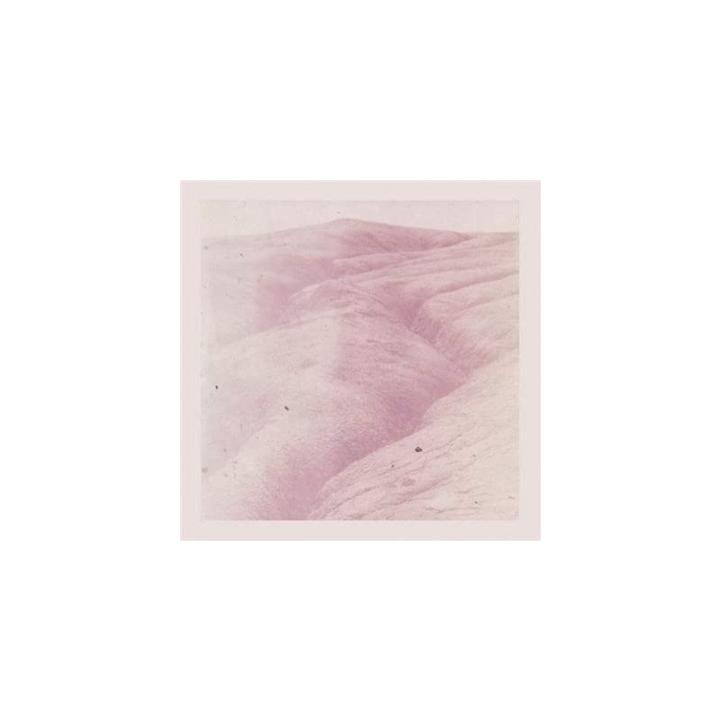 CD cover with abstract pink and white landscape painting.