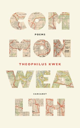 Book cover with title “Commonwealth” formed from map sections.