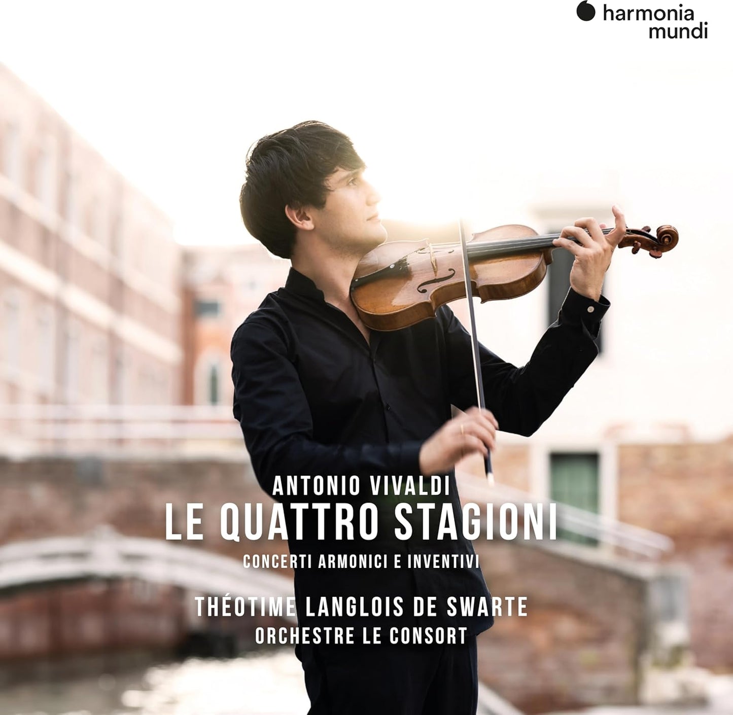 Vinyl record of Vivaldi’s Four Seasons performed by Théotime Langlois De Swarte.