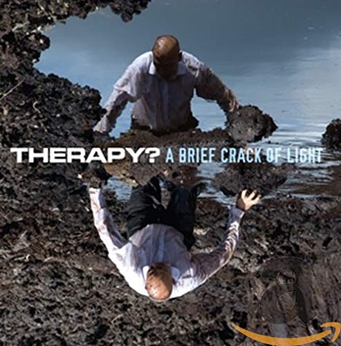 CD cover: two men reaching for each other reflected in muddy water.
