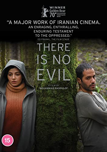 DVD cover for "There Is No Evil" featuring two people in a forest.
