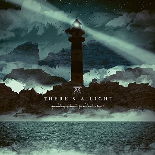 CD cover: lighthouse in stormy seas with dark, cloudy sky.