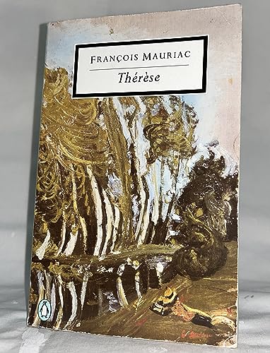 Book cover for “Thérèse” by François Mauriac, with painted landscape.