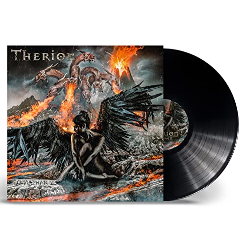 Therion’s “Leviathan II” vinyl record with dramatic fantasy album art.