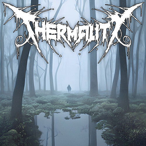 Album cover: foggy forest scene with band logo and lone figure.