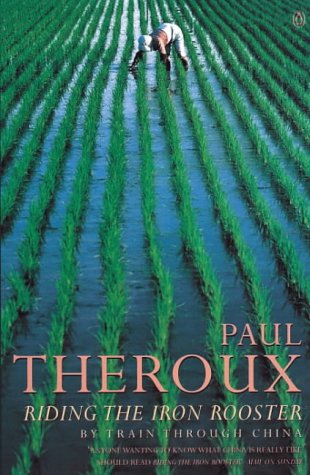 Book cover: a farmer working in flooded rice paddies, text "Riding the Iron Rooster".