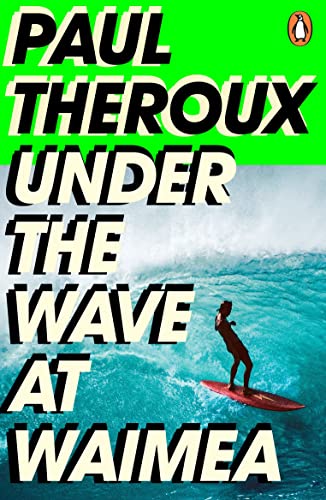Book cover: a large wave with a surfer, bold yellow text on green.