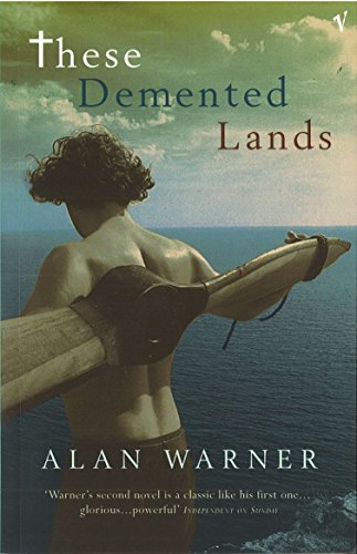 Book cover: person with bound arms against a stormy sea and sky.