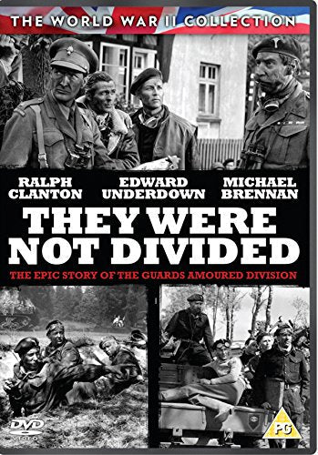 DVD cover for "They Were Not Divided" with black and white war images.