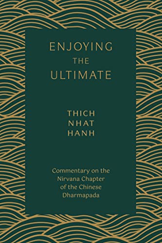 Book cover with gold text on dark green, titled "Enjoying the Ultimate.