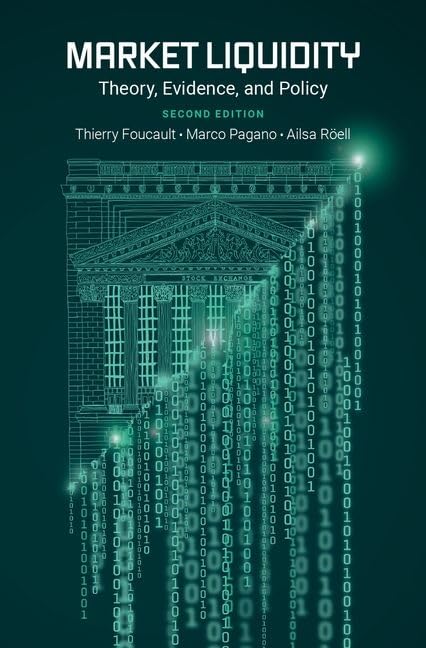 Book cover: "Market Liquidity" with a building and binary code design.