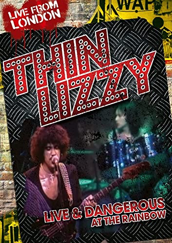 DVD cover for Thin Lizzy’s “Live From London” concert, featuring Phil Lynott.