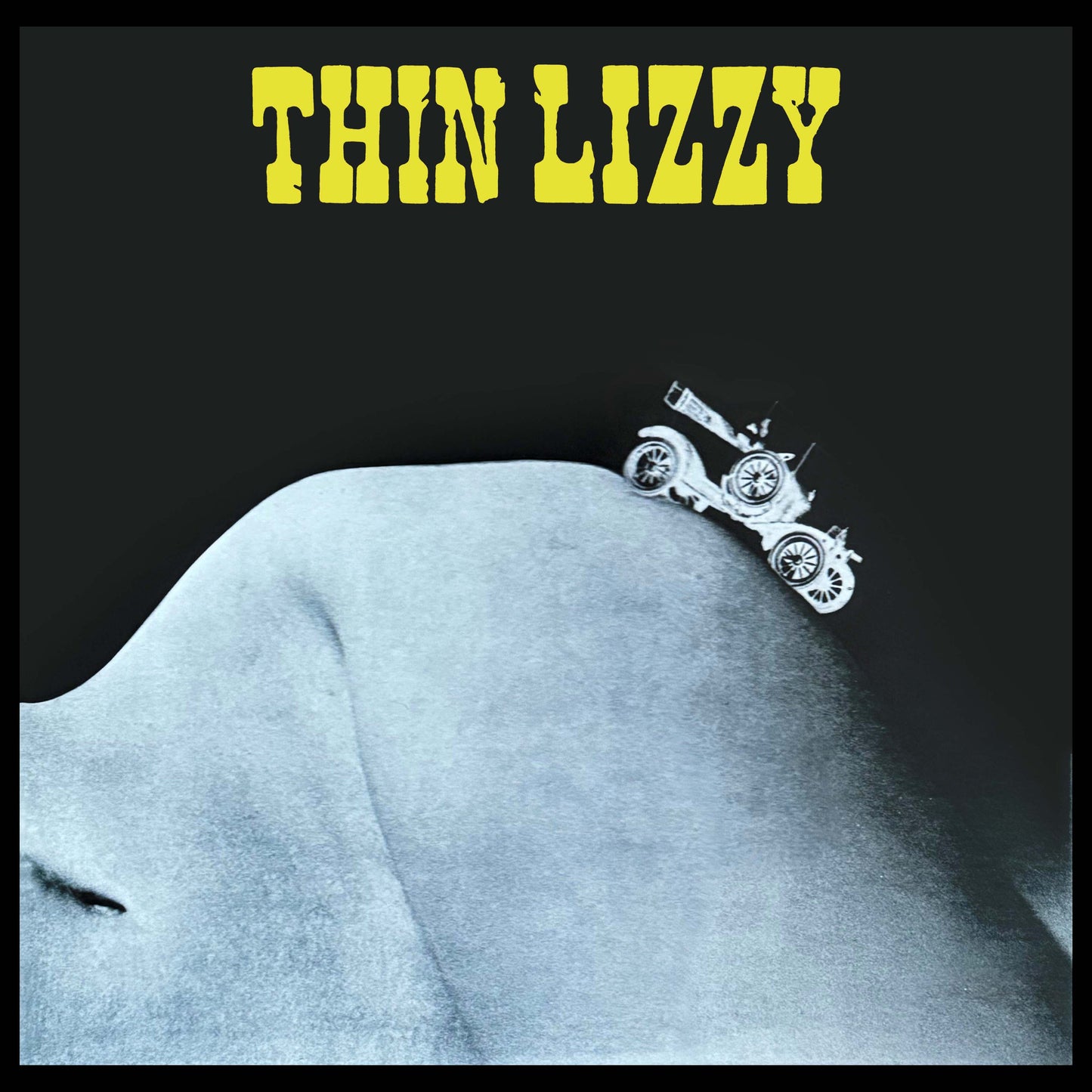 Thin Lizzy vinyl record with green colored discs and album cover.