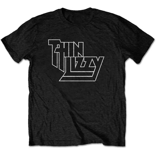 Unisex t-shirt featuring a small Thin Lizzy logo on the chest.