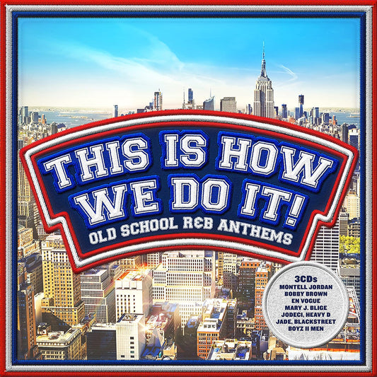 "Album cover with cityscape, red border, and 'This Is How We Do It!' text."