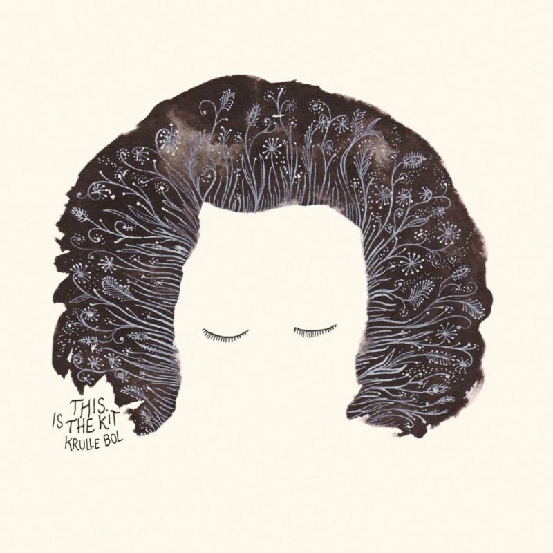 Album cover for “Krulle Bol” by This Is The Kit, featuring floral artwork.