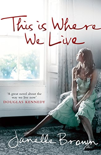 Book cover: woman by a window, title “This is Where We Live”.