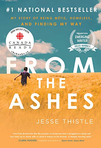 Book cover: “From the Ashes” with a child walking into a wheat field.