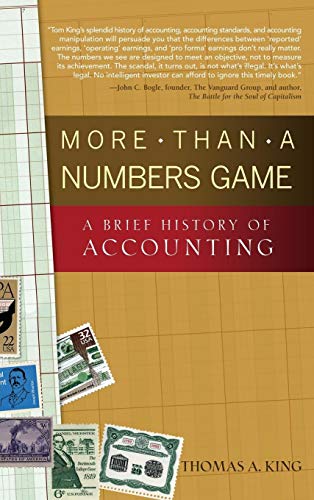 Book cover: “More Than a Numbers Game,” a history of accounting.