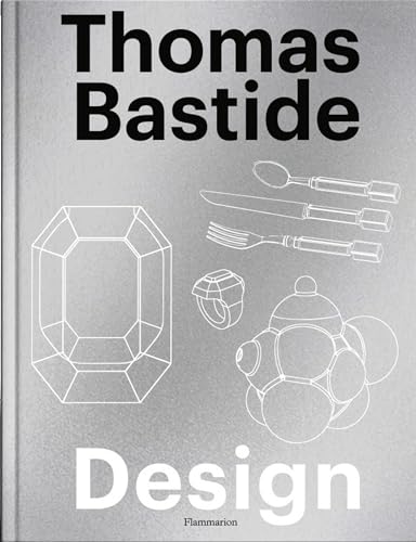 Book cover for “Thomas Bastide: Design” featuring white line drawings.
