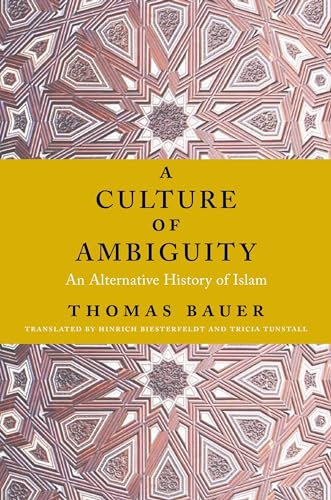 Book cover: “A Culture of Ambiguity,” featuring Islamic geometric patterns.