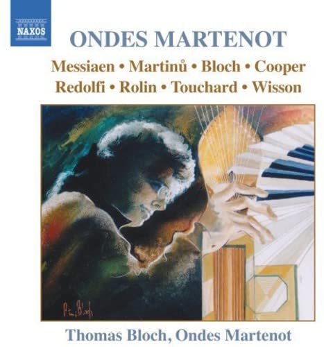 CD cover featuring a painterly image of a musician with an Ondes Martenot.