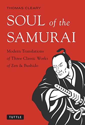 Book cover: “Soul of the Samurai” with illustration of a samurai warrior.