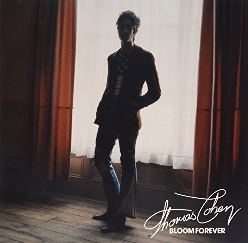 Album cover for Thomas Cohen’s “Bloom Forever” featuring a man in dark clothing.