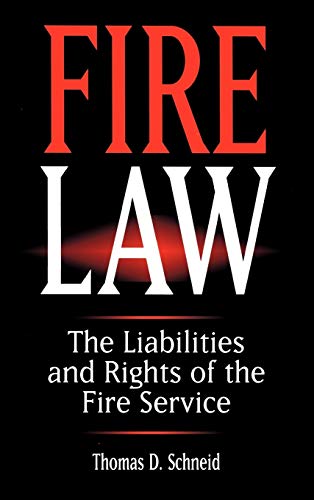 Book cover: "Fire Law" in red and white text on a black background.