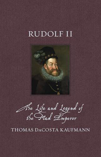Book cover featuring a portrait of Emperor Rudolf II in a feathered hat.