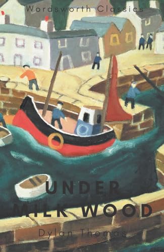 Book cover featuring a stylized painting of a harbor with boats and small figures.