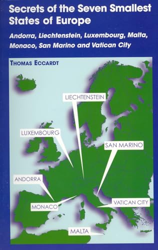 Book cover featuring a map of Europe highlighting seven small states.