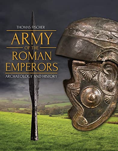 Book cover featuring a Roman helmet and spear against a landscape.