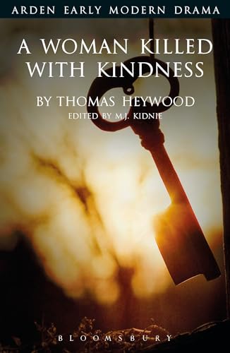 Book cover for A Woman Killed With Kindness featuring a key against sunset light.