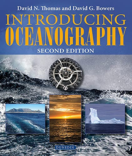 Book cover: "Introducing Oceanography," second edition, with ocean imagery.