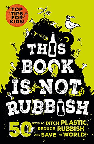 Book cover with illustrated pile of trash and bold title text.