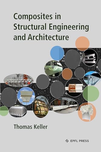 Book cover featuring architectural structures and composite material examples.