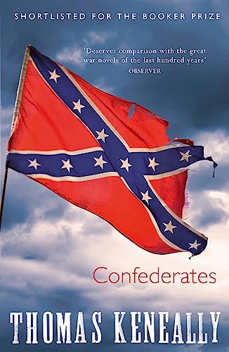 Book cover: tattered Confederate flag against a stormy sky, title "Confederates".