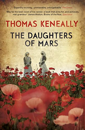 Book cover: women in white dresses amidst a field of red poppies.
