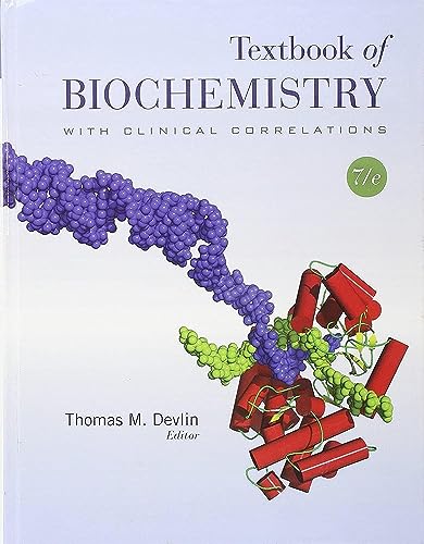 Biochemistry textbook cover with molecular structures and "7e" edition marking.