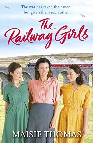 Book cover: three women in vintage clothing stand before a railway bridge.