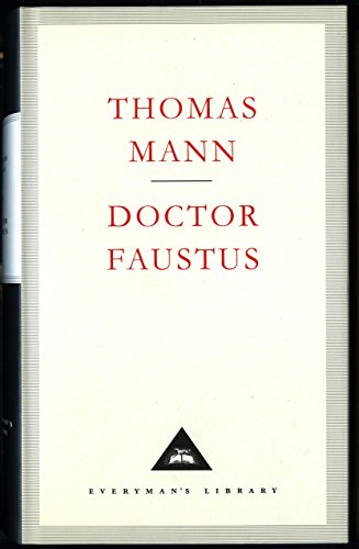 Book cover: "Doctor Faustus" by Thomas Mann, Everyman's Library edition.
