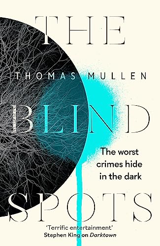 Book cover: dark and light halves with title “The Blind Spots”.