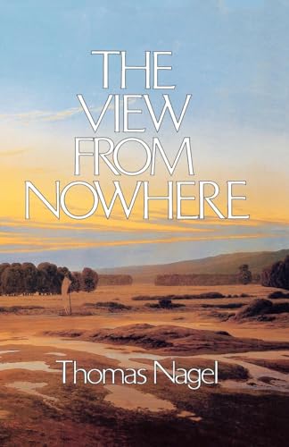 Book cover: "The View From Nowhere" with a landscape painting.