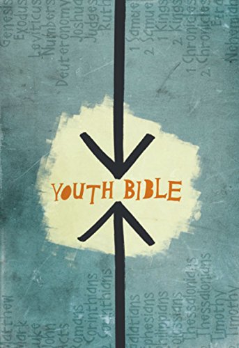 Teal Bible cover with white central burst and black arrow graphic.