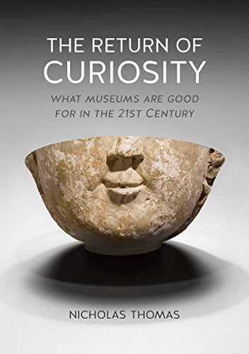 Book cover featuring a broken classical sculpture and white text.
