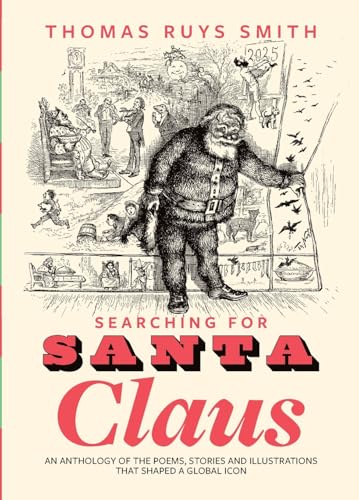 Book cover featuring a vintage illustration of Santa Claus against a collage of scenes.